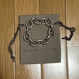 David Yurman Oval Link Chain Bracelet in Sterling Silver